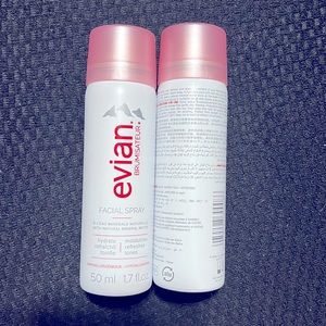 2 EVIAN Facial Sprays 1.7oz | 50ml - New With Tags Unopened